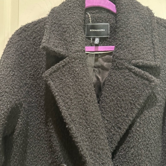 Ladies long BCBGeneration black coat - Picture 5 of 16